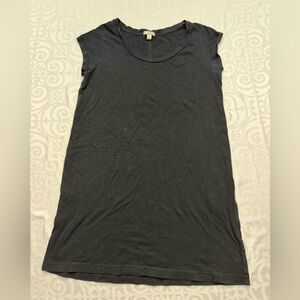 Gap Classic Black Sleeveless Cotton Dress Woman Lady Size Large Beach Cover Up